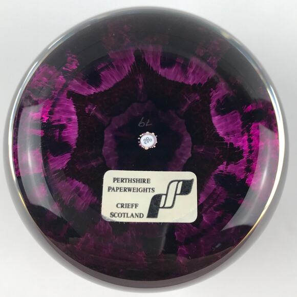 Perthshire PP219 2000 Magnum Flower & Cane Millefiori Lampwork Paperweight Cert - Picture 5 of 16